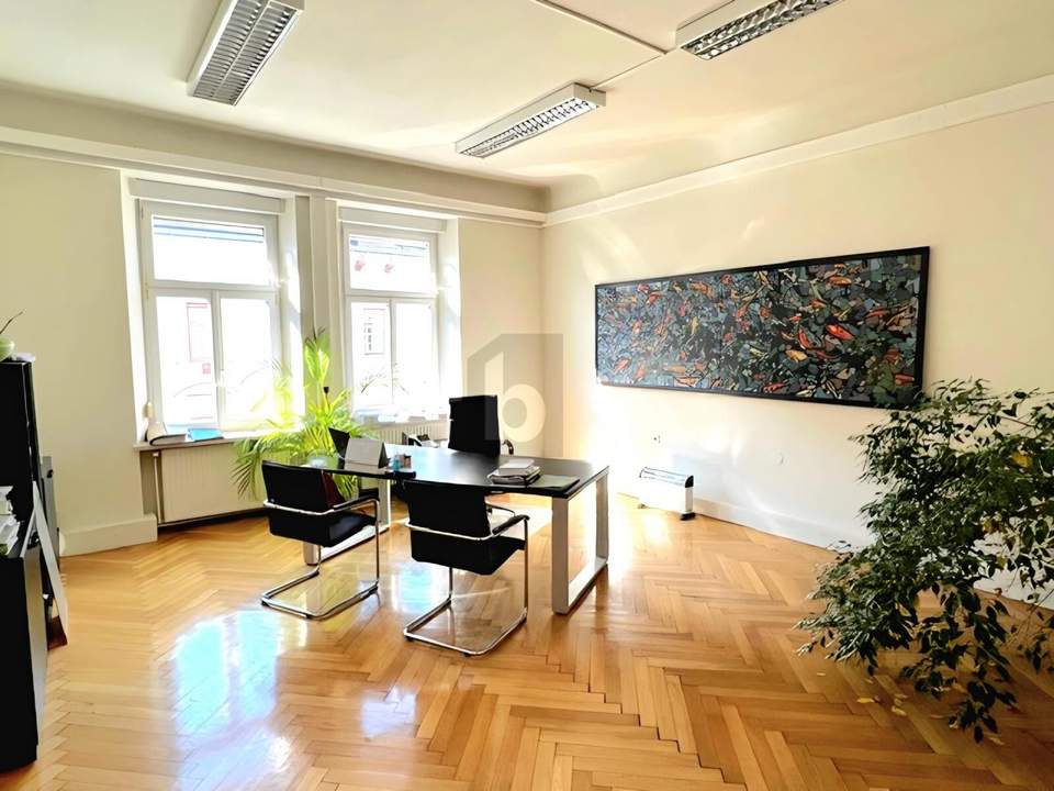 ALTBAU-WOHNUNG/BÜROFLÄCHE IM ZENTRUM, FLEXIBEL NUTZBAR + PARKPLATZ