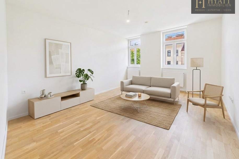 Erstbezug direkt an der U1: Modernes Wohnen mit Klimaanlage & Terrasse in ruhiger Hoflage, Wohnung-kauf, 1.517,€, 1100 Wien 10., Favoriten