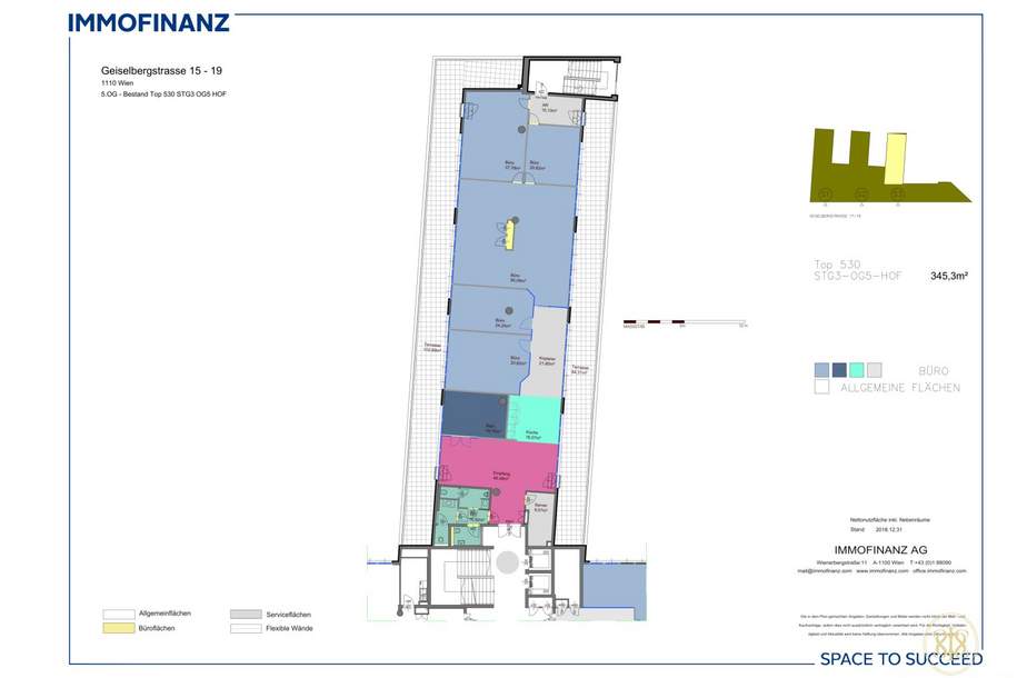 Besondere Bürofläche in 1110 Wien - Ihr neuer Standort wartet!, Gewerbeobjekt-miete, 4.057,28,€, 1110 Wien 11., Simmering