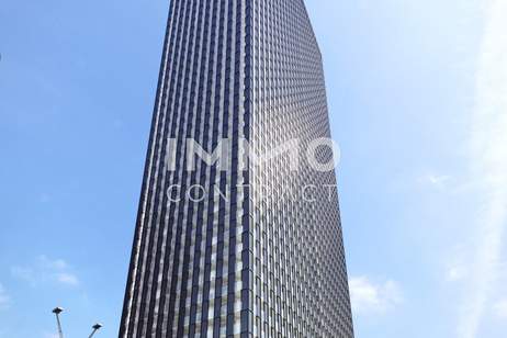 47. Etage: DC2 Tower: 3 Zimmer mit Skylineblick, Wohnung-miete, 1.100,00,€, 1220 Wien 22., Donaustadt