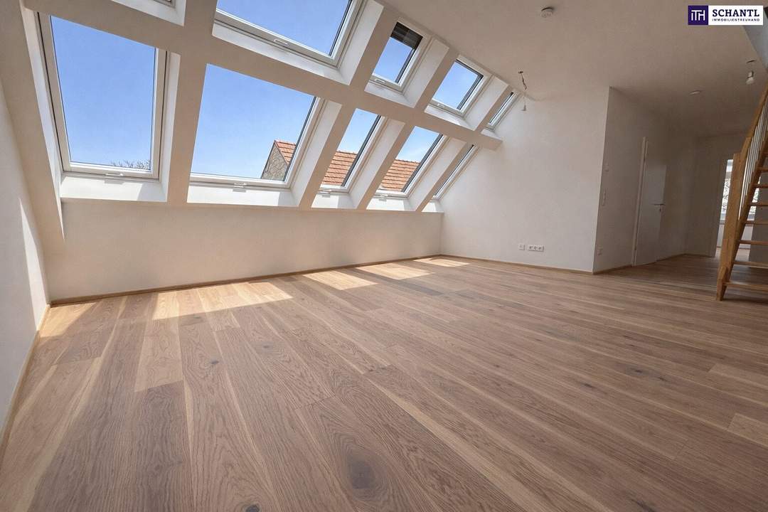 Penthouse-Feeling im Neubau: Lichtdurchflutete 4-Zimmer-Maisonette mit außergewöhnlich großer Dachterrasse!