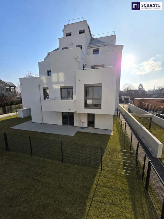 Ums Eck von Wiens schönsten naturnahen Gewässern! Klimaaktiv Bronze / Traum-Balkon / Traum-Wohnung / Traum-Lage! 3 Zimmer + Nachhaltige Energienutzung + Grün- und Ruhelage!
