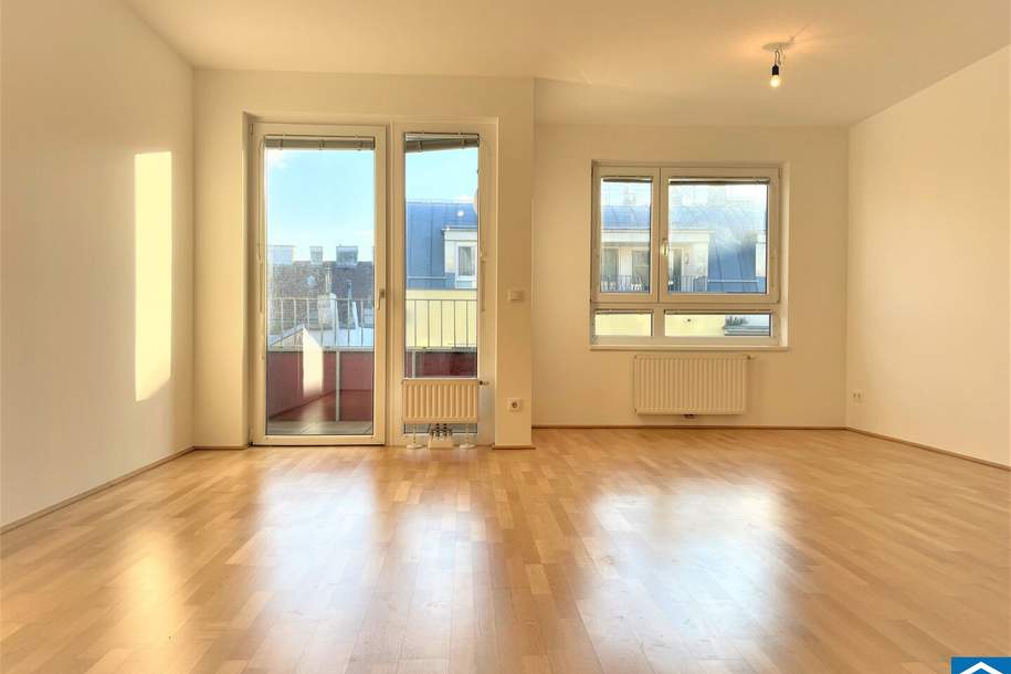 Sonnige 2-Zimmerwohnung mit Balkon am Rennweg, Wohnung-miete, 979,99,€, 1030 Wien 3., Landstraße