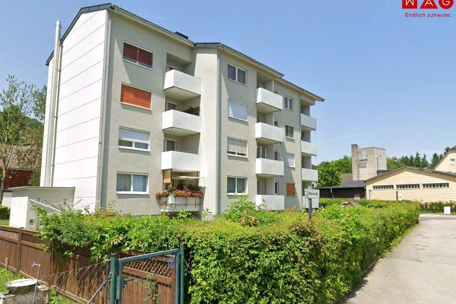 Ruhiges Wohnen mit Charme im grünen Herzen von Grünburg: helle Räume, durchdachte Raumaufteilung, praktischer Abstellraum sowie ein privater Parkplatz direkt vor der Haustüre sorgen für hohen Wohnkomfort!, Wohnung-miete, 723,19,€, 4594 Kirchdorf an der Krems