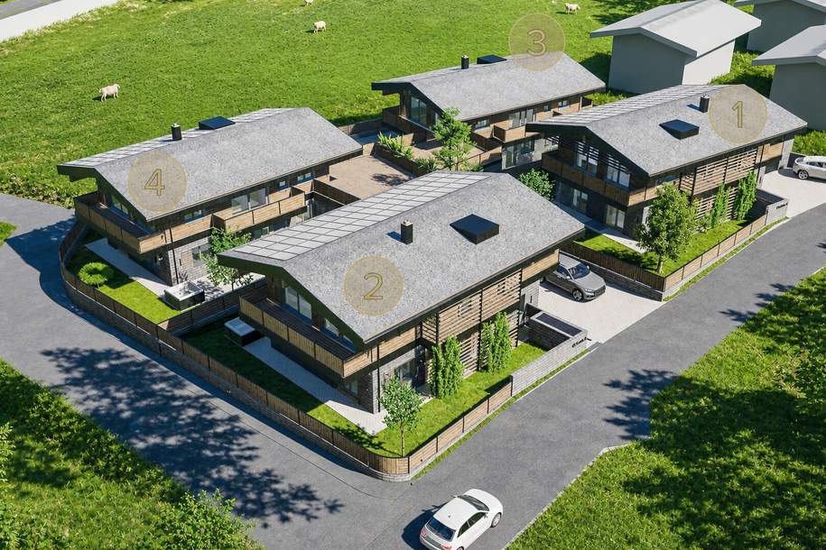4 exklusive Neubauchalets in sonniger Lage - Haus 3, Haus-kauf, 3.990.000,€, 6353 Kitzbühel