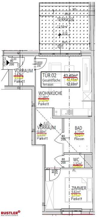 Muhr 58 | Sonnige Terrassenwohnung im Top-Lage | Erstbezug