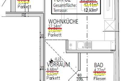 Muhr 58 | Sonnige Terrassenwohnung im Top-Lage | Erstbezug, Wohnung-kauf, 222.000,€, 1100 Wien 10., Favoriten