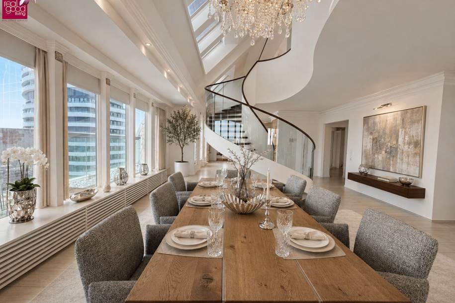 VIENNA ABOVE – HOCHHAUS NEUE DONAU SKY PENTHOUSE, Wohnung-kauf, 2.300.000,€, 1220 Wien 22., Donaustadt