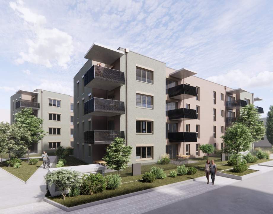 Exklusiv im "ein viertel grün" in Wr. Neustadt - 2-Zimmer-Gartenwohnung - Erstbezug