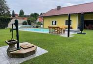 Luxuriöses großes Einfamilienhaus mit Pool, Sauna, 3 Schlafzimmer, OG ausbaufähig - 10 Min. von Graz