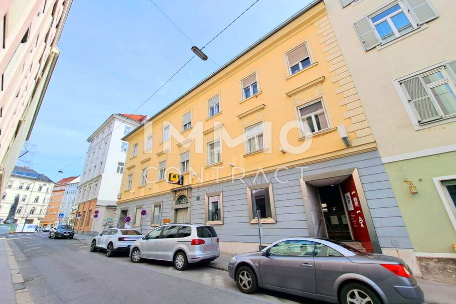 Büroflächen in zentraler und ruhiger Innenstadtlage - nahe Jakominiplatz - Keesgasse 3 / Top 9, Gewerbeobjekt-miete, 1.299,95,€, 8010 Graz(Stadt)