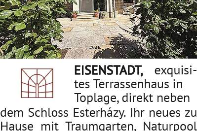 Exquisites Terrassenhaus in Toplage, direkt neben dem Schloss Esterházy. Ihr neues zu Hause m, Haus-kauf, 7000 Eisenstadt(Stadt)