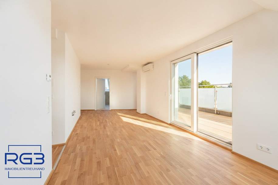Weitblick DG-Wohnung in 1220 Wien: Erstbezug mit 4 Terrassen., Wohnung-kauf, 720.000,€, 1220 Wien 22., Donaustadt