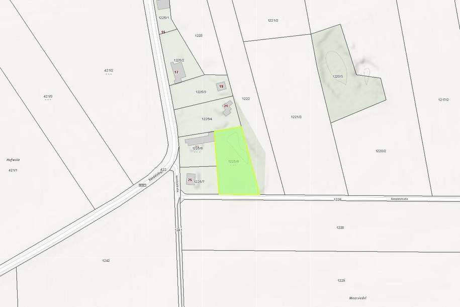 Baugrundstück in ruhiger Lage – 1.984 m² in Seebarn am Wagram, Grund und Boden-kauf, 200.000,€, 3484 Tulln