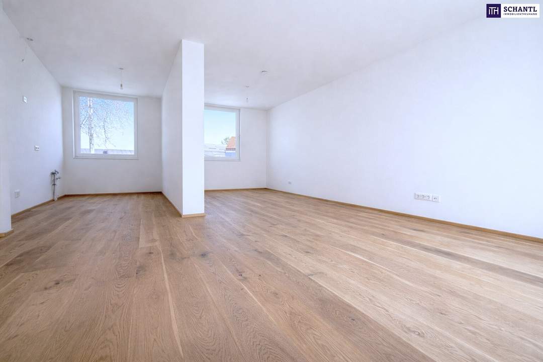 *Frühjahrs-Aktion* Urbaner Wohnkomfort im Erstbezug: Attraktive 2-Zimmer-Wohnung mit Dachterrasse und lichtdurchflutetem Wohnbereich!