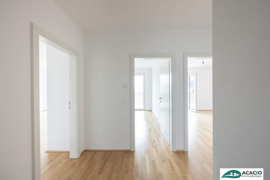 moderne 3-Zimmerwohnung mit optimalem Grundriss im Wohnpark Tullnerfeld INKLUSIVE TIEFGARAGENPLATZ - im Grünen wohnen, aber in der Stadt arbeiten, Wohnung-miete, 1.149,00,€, 3451 Tulln