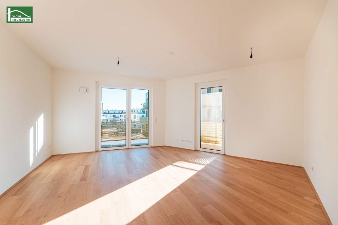 Traumhafte 3-Zimmer-Wohnung im energieeffizenten Neubauprojekt Hirschfeld - Naturnah wohnen