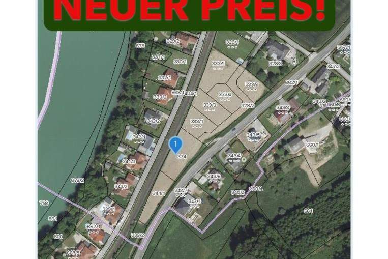 "NEUER PREIS" Platz für Ihre Träume! Baugrund ohne Bauzwang in Dorf an der Enns! € 81,-/m², Grund und Boden-kauf, 127.000,€, 4431 Amstetten