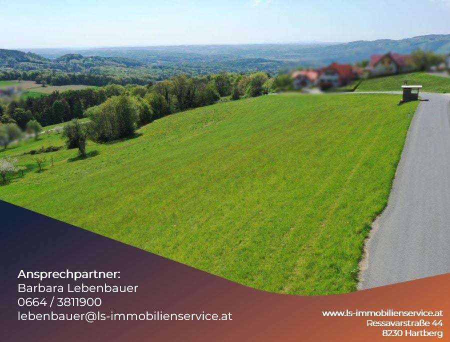 Wohnen am Pöllauberg! Bauplätze in bester Lage mit Aussicht und Lebensqualität!