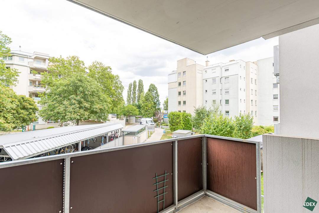 Helle 2-Zimmer Wohnung mit Balkon nahe S-Bahn Jedlersdorf