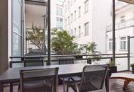 Balkon-Altbauwohnung 3 Zi und 21m² Balkon in Hofruhelage