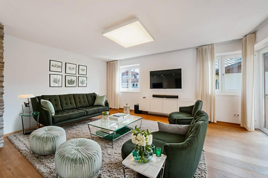 Großzügige Maisonettewohnung mit Alpenpanorama