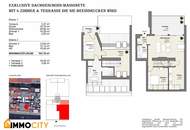 Exklusive, klimatisierte 3,5-Zimmer-Dachgeschosswohnung mit 22 m² Terrasse nahe Schloss Belvedere