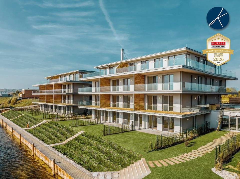 Luxuriöse 2 Zimmer Dachgeschoßwohnung als Erstbezug im Seepark Oggau! PROVISIONSFREI für den Käufer!