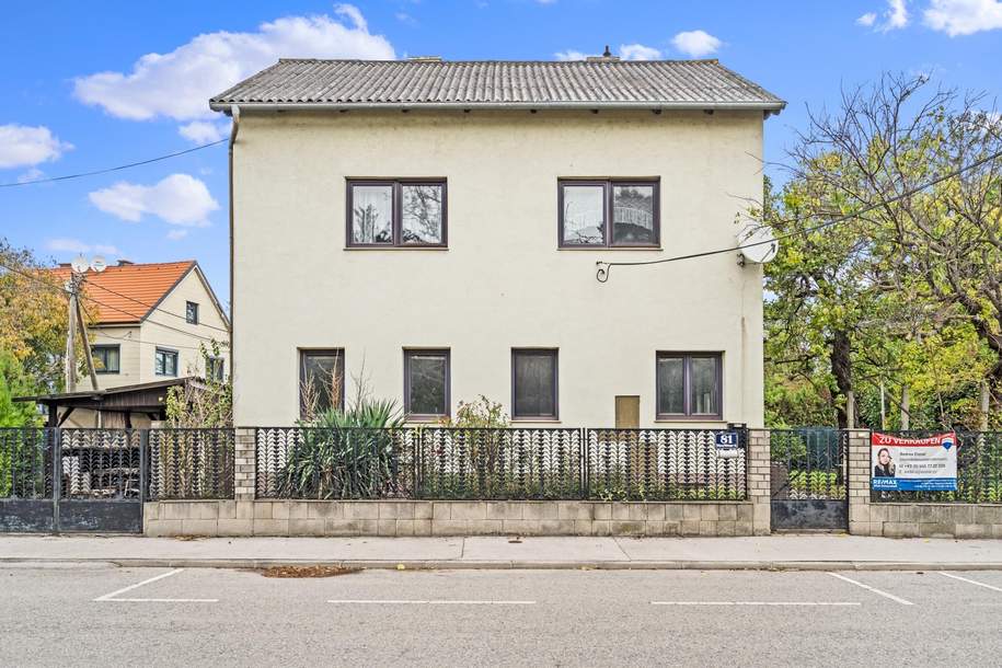 "6 Zimmer, sonniger Garten - Autobus vor der Türe", Haus-kauf, 550.000,€, 1220 Wien 22., Donaustadt