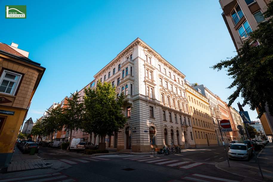 Sie entscheiden (Sanierung) - Ausgezeichnete Stadtwohnung im charmanten Gründerzeithaus - unmittelbar bei Mariahilfer Straße - U-Bahn U3, Wohnung-kauf, 199.990,€, 1060 Wien 6., Mariahilf