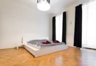 Stilvolle 3-Zimmer-Altbauwohnung in zentraler Lage im 5. Bezirk – möbliert