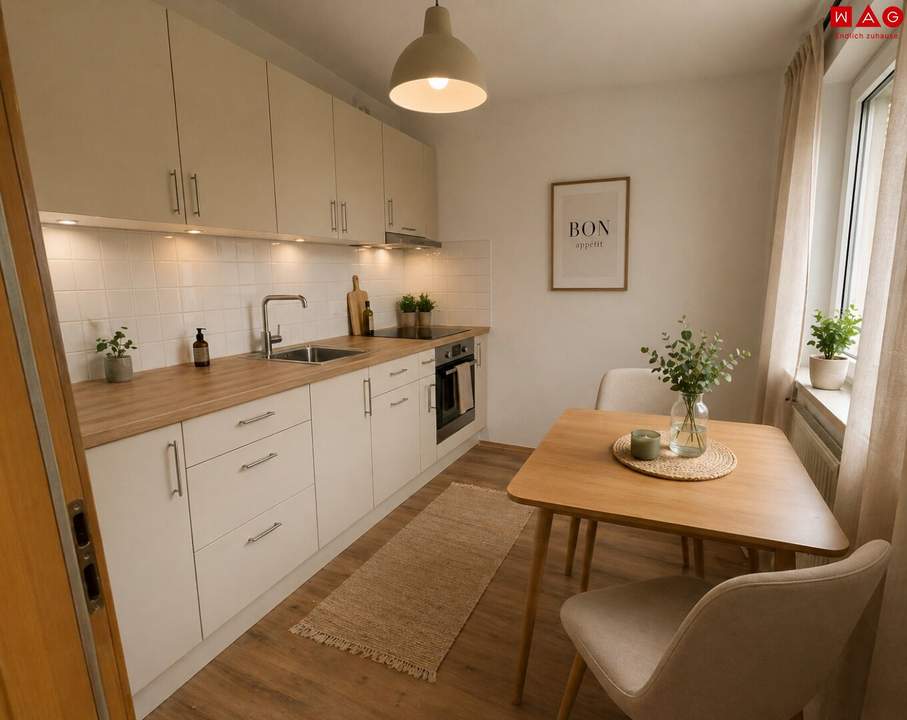 Top sanierte &amp; neuwertige 2-Zimmer-Wohnung mit Loggia und Aufzug in Linz / Spallerhof / Hornikweg!