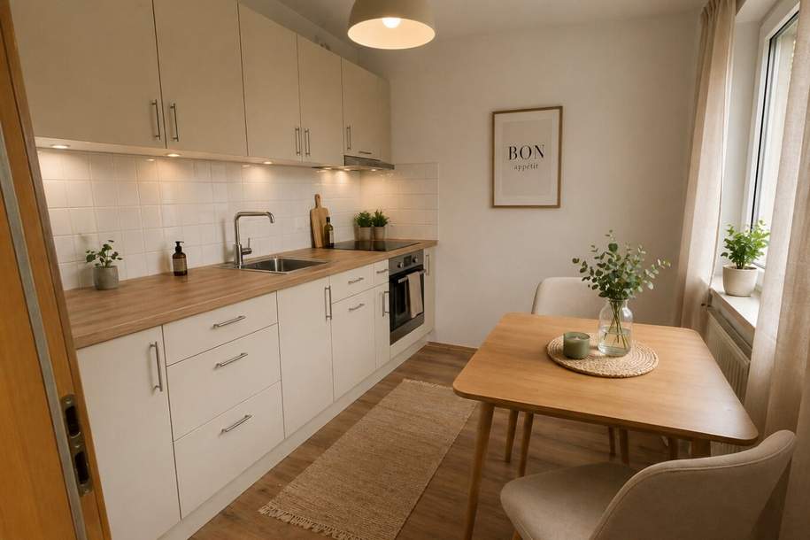 Top sanierte &amp; neuwertige 2-Zimmer-Wohnung mit Loggia und Aufzug in Linz / Spallerhof / Hornikweg!, Wohnung-miete, 897,89,€, 4020 Linz(Stadt)