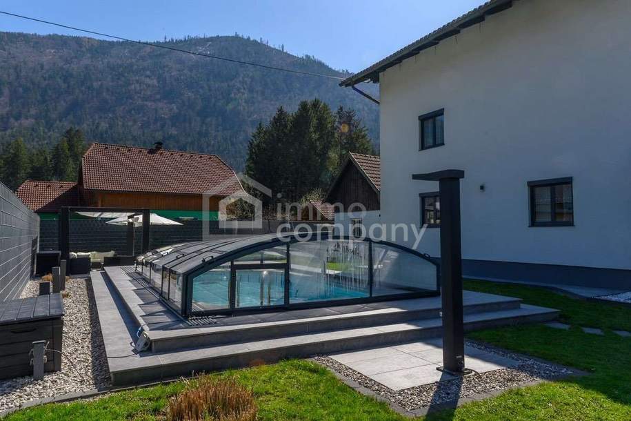 Sonniges 5-Zi-Haus 175m² Ebensee mit Terrasse, Loggia &amp; Pool, Gebirgsblick, Top-Ausstattung in Ebensee - Wohnen im Salzkammergut, Haus-kauf, 649.000,€, 4802 Gmunden