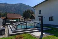 Sonniges 5-Zi-Haus 175m² Ebensee mit Terrasse, Loggia & Pool, Gebirgsblick, Top-Ausstattung in Ebensee - Wohnen im Salzkammergut