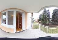 Geräumige Balkonwohnung mit Gartenblick