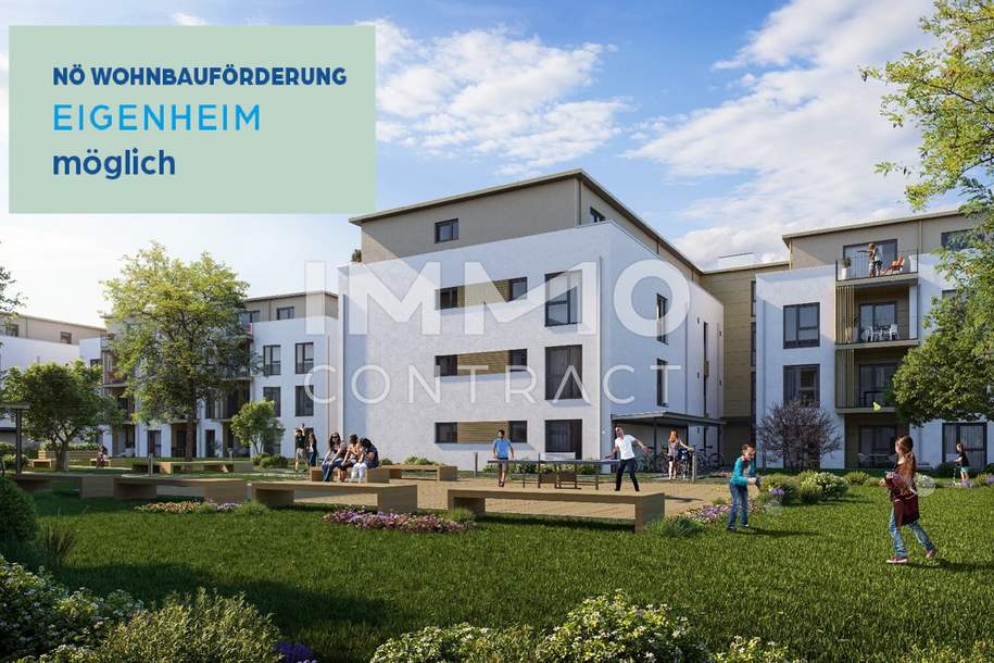 Urbanes Leben im Wohnpark Obergrafendorf, Wohnung-kauf, 325.000,€, 3200 Sankt Pölten(Land)