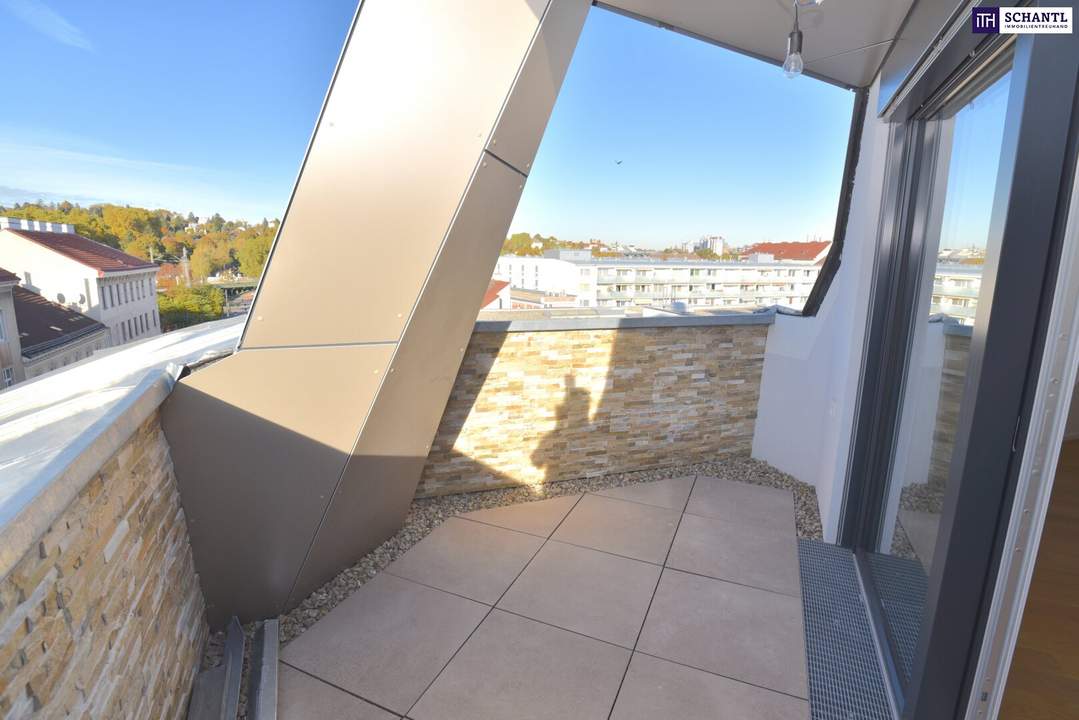 Das Kreative! Extravagante Drei-Zimmer-Wohnung im Dachgeschoss + coole Loggia! NEUWERTIG!