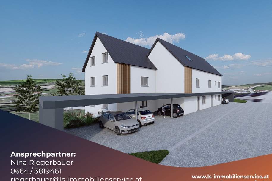 Gefördertes Neubauprojekt in Pischelsdorf – hochwertige &amp; barrierefreie Wohnungen mit Balkon/Loggia, Carport &amp; Kellerabteil, Wohnung-kauf, 289.000,€, 8212 Weiz