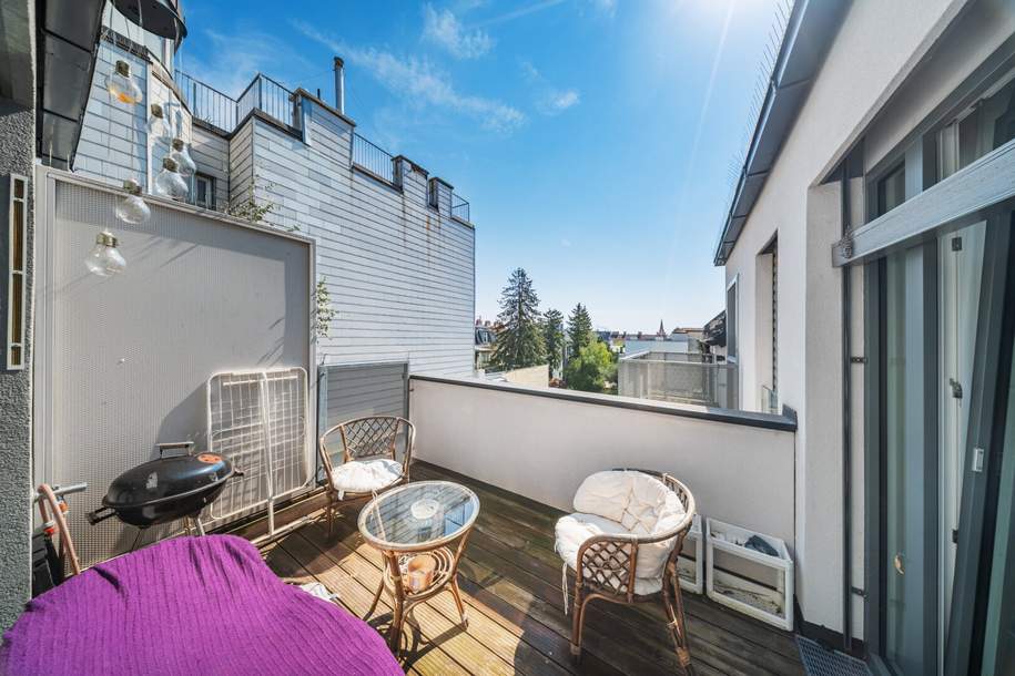 Perfekt geschnittene Dachwohnung mit großem Balkon - befristet vermietet bis 03/2027, Wohnung-kauf, 280.000,€, 1180 Wien 17., Hernals
