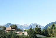 Alleinlage mit Panoramablick und dennoch im Zentrum - Grundstück mit Baugenehmigung in Kitzbühel
