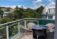 1190! Entzückendes, voll möbliertes DG mit zwei Terrassen und Tiefgaragenplatz!