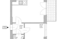 U1-NÄHE, RUHELAGE, 52 m2 Neubau inkl. 8 m2 Loggia, 2 Zimmer, Wannenbad, Parketten, 2. Liftstock, Humboldtgasse