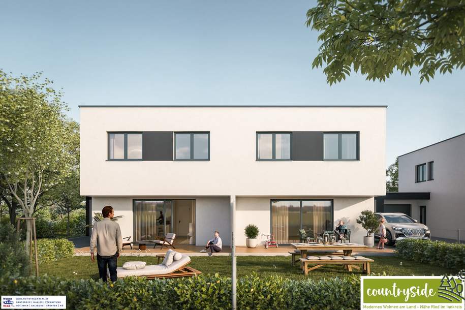 Rohbau Doppelhaushälfte in ruhiger Lage, Haus-kauf, 4922 Ried im Innkreis