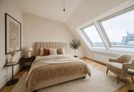 Exklusive Dachgeschoss Maisonette mit 2 Sonnenterrassen & Skylineblick in absoluter Ruhelag – bestens Angebunden zum Stephansplatz