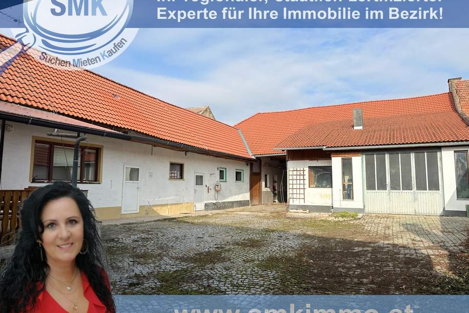 Ehemaliges Bauernhaus mit Tischler- und Mechanikerwerkstatt!, Haus-kauf, 165.000,€, 3720 Hollabrunn