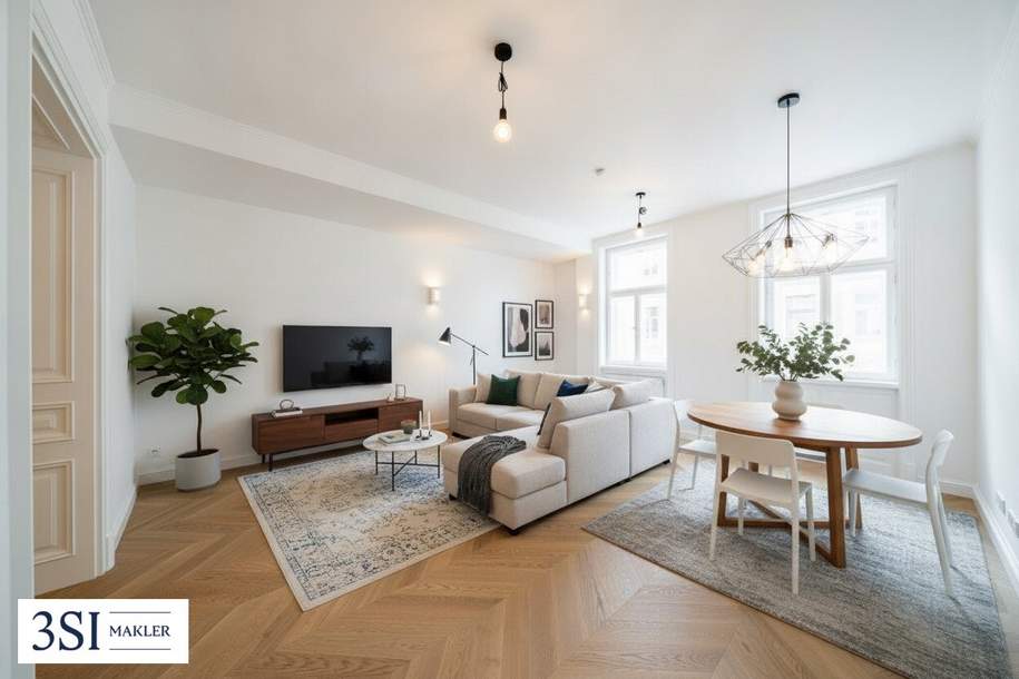Servitenviertel: Hochwertig renoviert, zentral gelegen, stilvoll wohnen, Wohnung-kauf, 1.129.000,€, 1090 Wien 9., Alsergrund