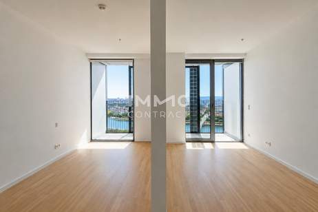 Neu - Zwischen Prater und Stephansdom: DC2 Tower - 39. Etage Erstbezug, Wohnung-miete, 1.100,00,€, 1220 Wien 22., Donaustadt