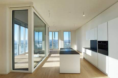 Erstbezug – 3-Zi.-Wohnung mit Rooftop Pool & Sauna, Wohnung-miete, 3.390,00,€, 1020 Wien 2., Leopoldstadt