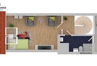 2-Zimmer Maisonettewohnung im Bezirk Lend und Schlossbergblick| mit Balkon im DG